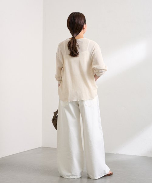 FRAMe WORK ロングTシャツ FRAMeWORK tシャツ メッシュロンT レディース : ZOZOTOWN Yahoo