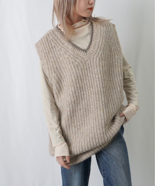 ルーク ベスト Luke Best原画　（フレーム込） LADY LUCK LUCA（レディラックルカ） 「LUCA/LADY LUCK LUCA」 ニット