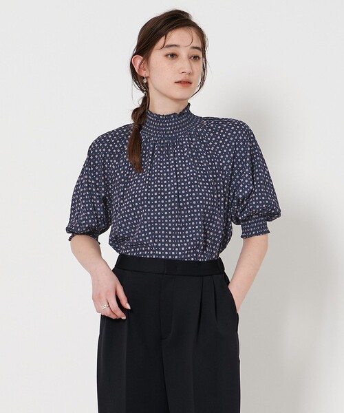ユナイテッドアローズ　シャーリング　ブラウス UNITED ARROWS ブラウス シャツ シャーリング ハイネック