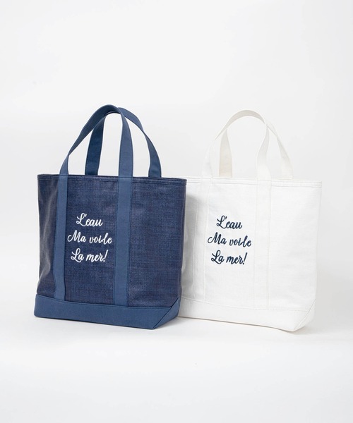 LA MARINE FRANCAISE（マリンフランセーズ） トートバッグ ロゴ刺繍