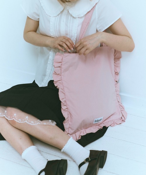 FEKETE（フェケテ） トートバッグ fekete frill tote bag / フリル