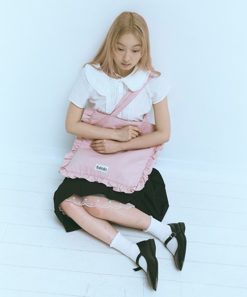 FEKETE（フェケテ） トートバッグ fekete frill tote bag / フリル