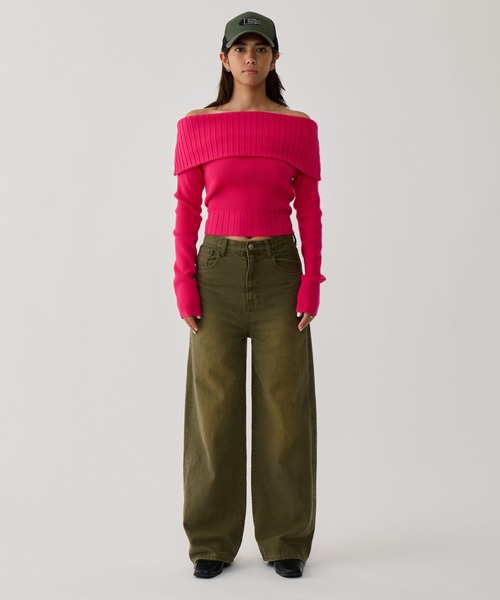 BEEDEN ジーンズ デニム デニムパンツ LOWRISE WIDE STRAIGHT PT