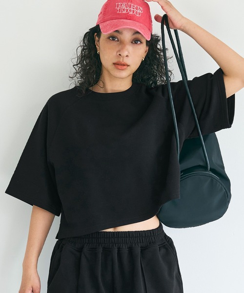 coca tシャツ ミニ裏毛ラグランTシャツ レディース : ZOZOTOWN