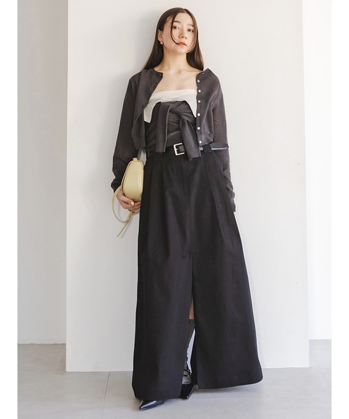 SNIDEL ニット セーター Sustainableツイストニットビスチェ