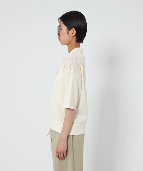 CITEN ポロシャツ ポロ 「CITEN」メッシュポロエリニット