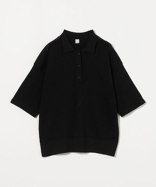 CITEN ポロシャツ ポロ 「CITEN」メッシュポロエリニット