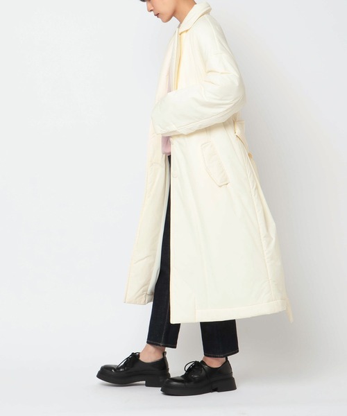 「ETRE TOKYO」 チェスターコート S ホワイト レディース_画像3