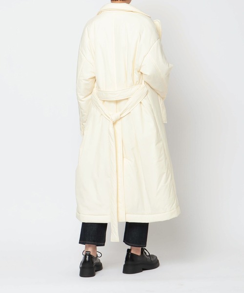 「ETRE TOKYO」 チェスターコート S ホワイト レディース_画像4