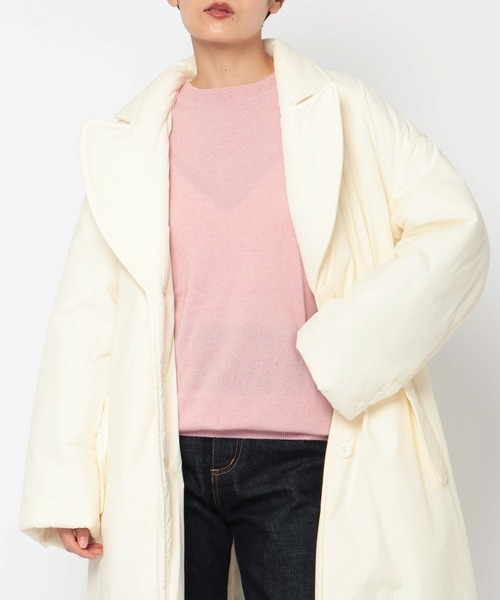 「ETRE TOKYO」 チェスターコート S ホワイト レディース_画像5