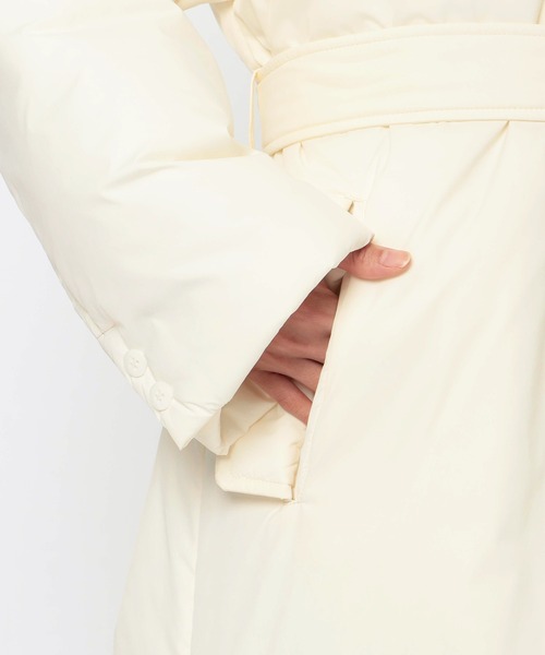 「ETRE TOKYO」 チェスターコート S ホワイト レディース_画像8