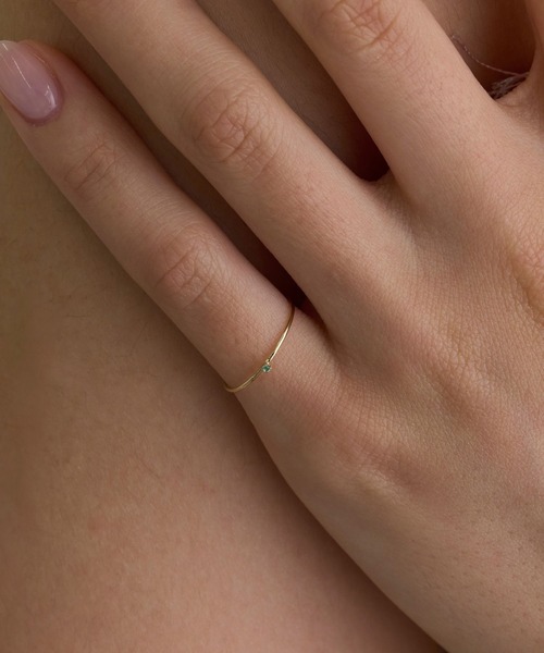 JUPITER 指輪 リング 「K10」天然石ピンキーリング「動画あり」/1号〜5