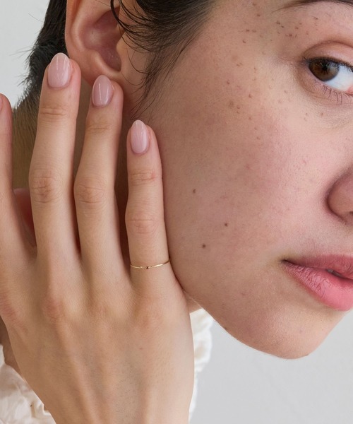 JUPITER 指輪 リング 「K10」天然石ピンキーリング「動画あり」/1号〜5