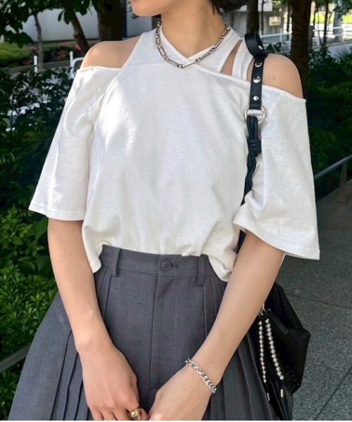Ameri アメリ MEDI DRAWING UNEVEN TEE Tシャツ AMERI VINTAGE MEDI DRAWING UNEVEN TEE F - メルカリ