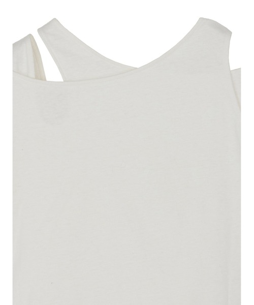 Ameri（アメリ） tシャツ MEDI ASYMMETRY LAYERED TOP レディース