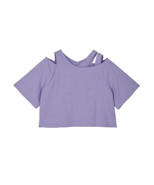 Ameri（アメリ） tシャツ MEDI ASYMMETRY LAYERED TOP レディース