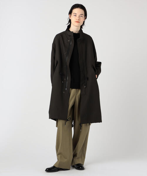 「TOMORROWLAND」 「MACPHEE」モッズコート 36 チャコールグレー レディース_画像2