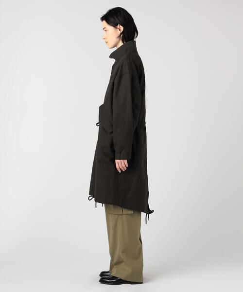 「TOMORROWLAND」 「MACPHEE」モッズコート 36 チャコールグレー レディース_画像4