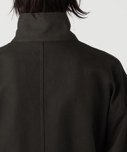 「TOMORROWLAND」 「MACPHEE」モッズコート 36 チャコールグレー レディース_画像9