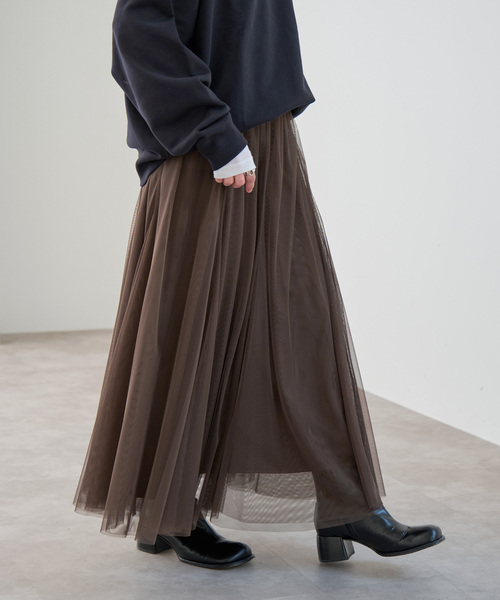 限界お値下げ⭐︎Spick＆Span スピックアンドスパン　チュールスカート Spick＆Span スカート 「追加」チュールスカート : ZOZOTOWN