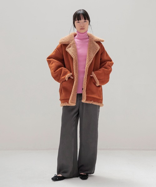 ジャケット・アウター cindyboo77 S-size】CINDY / ダブルカラージャケット （ノーカラージャケット