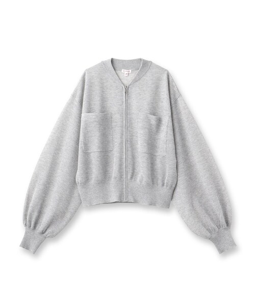 「DRESSTERIOR」 ニットカーディガン 36 グレー レディース