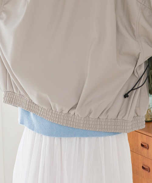 「uora」 ブルゾン M アイボリー レディース_画像8