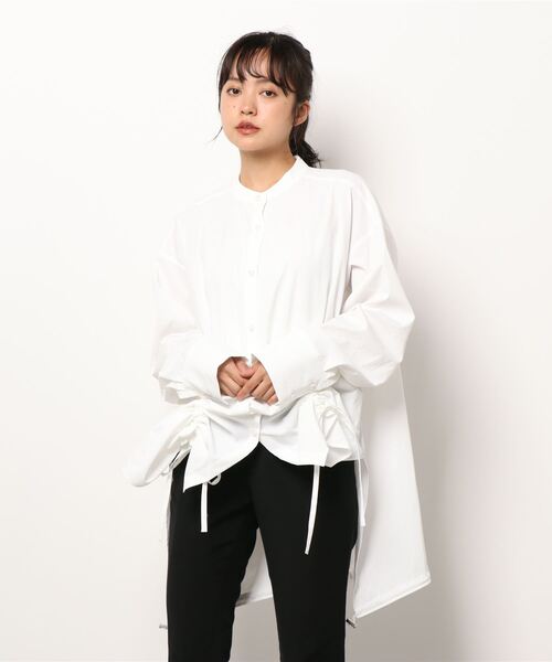 UN3D.」 長袖ブラウス FREE ホワイト レディース UN3D.」 長袖ブラウス