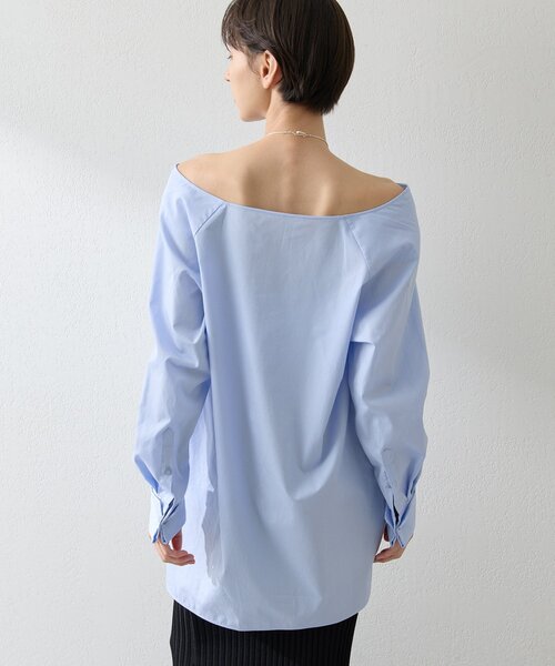 Whim Gazette（ウィム ガゼット） ブラウス シャツ ブロードオフ