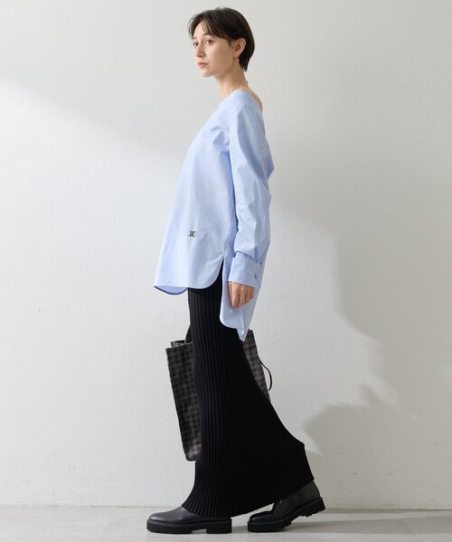 Whim Gazette（ウィム ガゼット） ブラウス シャツ ブロードオフ