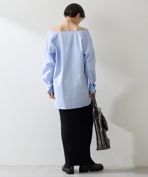 Whim Gazette（ウィム ガゼット） ブラウス シャツ ブロードオフ