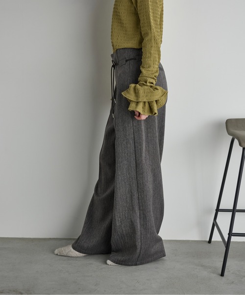 はーちゃん【タグ付新品】hyeon ヘヨン　ダックパンツ duck pants / gray 3/19 21:00～再販(即納) | HYEON