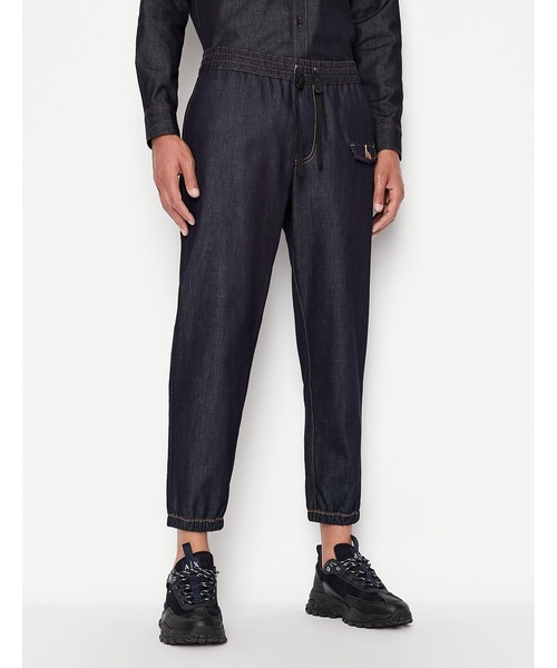 Armani Exchange ワイドレッグデニムパンツ ARMANI EXCHANGE｜アルマーニエクスチェンジのデニムパンツ