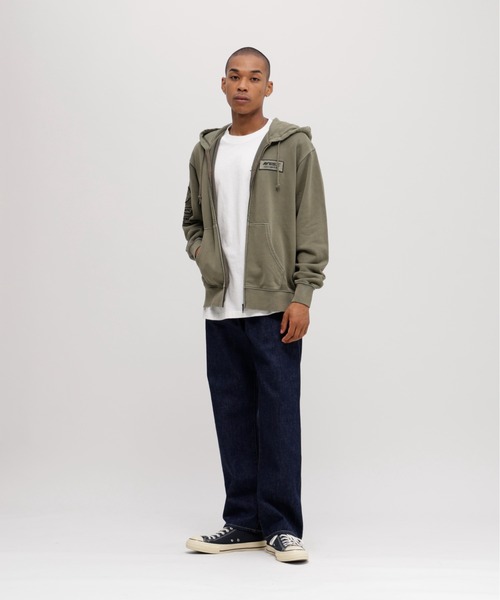 パーカー 「50th Anniversary」FADE WASH ZIP UP PARKA / 50周年 フェイドウォッシュ ジップアップ パーカー | AVIREX | 22