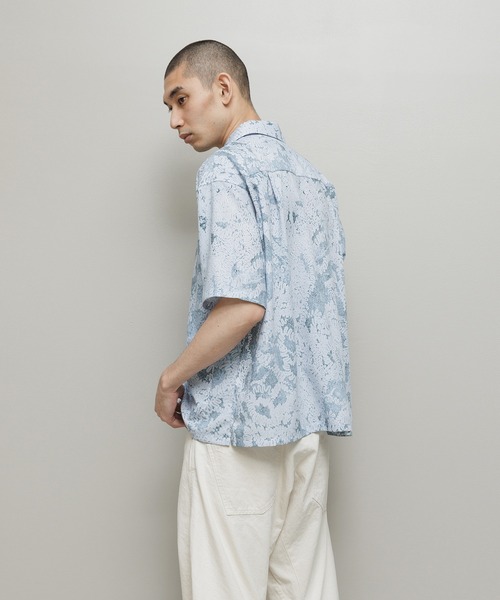 bal（バル） シャツ 半袖 BLUR PATTERN SS SHIRT メンズ レディース BLUR PATTERN SS SHIRT bal バル