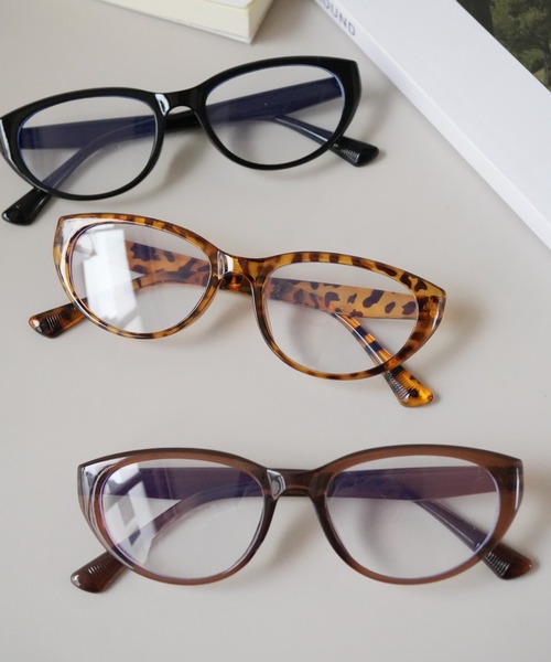 マルチカラーメガネ キャットアイスタイル Port（ポート） 伊達メガネ メガネ 眼鏡 「 」 レトロ キャットアイ
