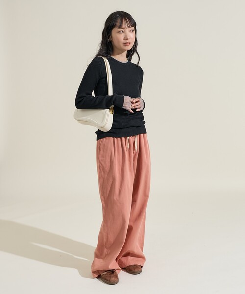 FREAK'S STORE ニット セーター ウォッシャブル 配色 レイヤード