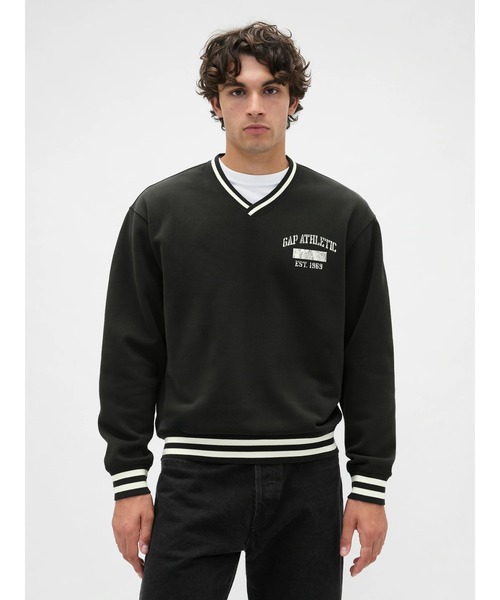 90s Old Gap スウェット トレーナー Black 古着 90s USA製 GAP 無地 ソリッド ブラック 100%コットン スウェット