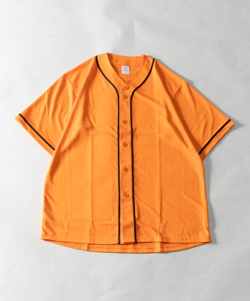 「NYLAUS」 「United Athle」半袖シャツ S ラベンダー メンズ_画像8