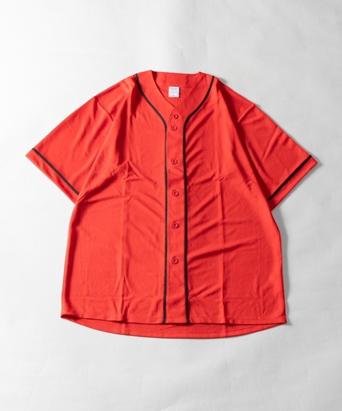 「NYLAUS」 「United Athle」半袖シャツ S ラベンダー メンズ_画像9