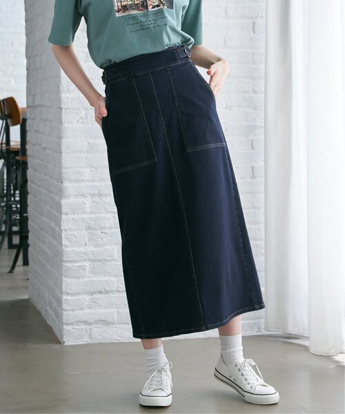 ikka（イッカ） スカート GOKU楽Iラインタイトスカート : ZOZOTOWN