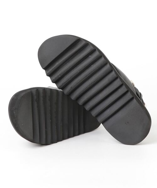 「ODETTE E ODILE」 フラットサンダル 36 ブラック レディース_画像3