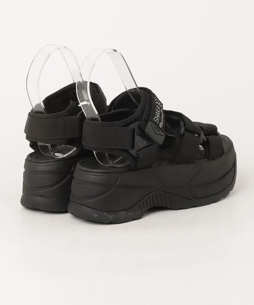 「SHAKA」 フラットサンダル 23cm ブラック レディース_画像2