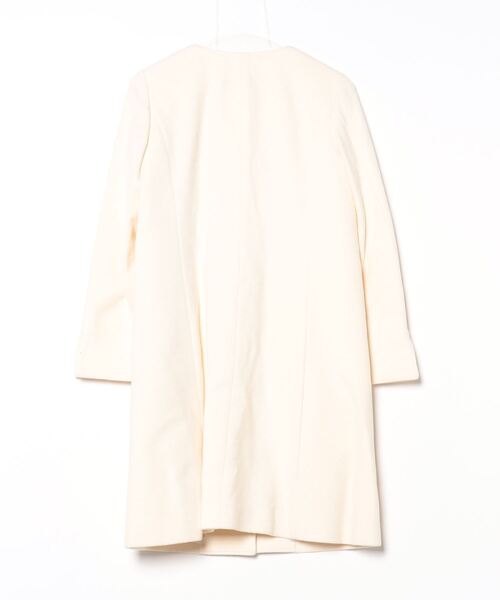 「UNTITLED」 ノーカラーコート 1 ベージュ レディース_画像2