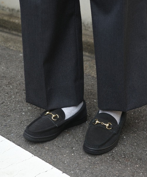 MANEBU ローファー MANEBU/マネブ BITCH SUEDE ビットローファー