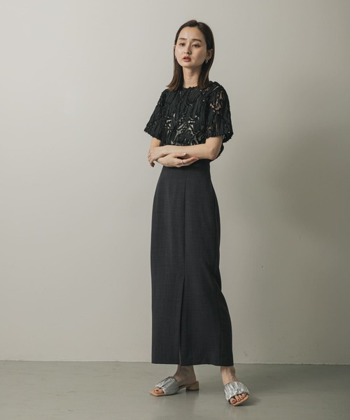 「SENSE OF PLACE by URBAN RESEARCH」 半袖ブラウス ONE ベージュ レディース_画像9