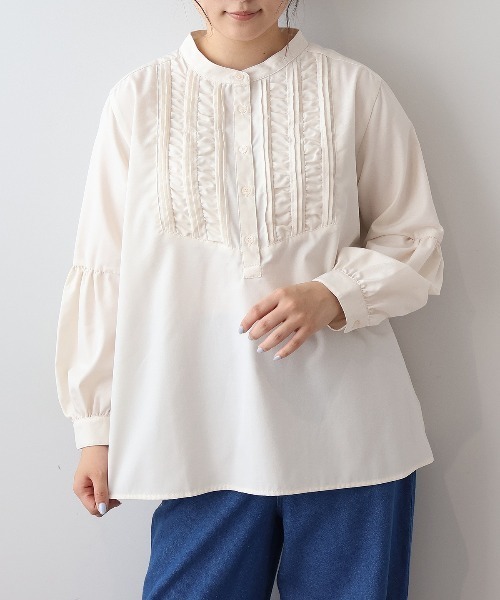 もーちゃん ミントブラウス MB mint breeze（エムビーミントブリーズ） ブラウス シャツ 「L〜6L