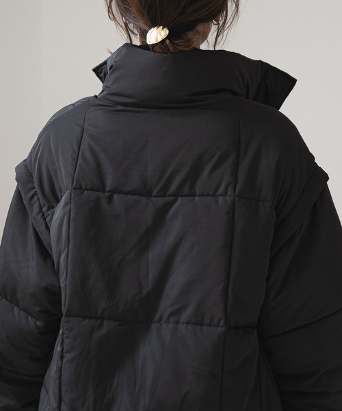 「rectangle」 ブルゾン FREE アイボリー レディース_画像3