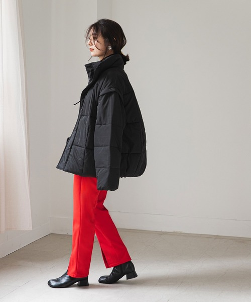 「rectangle」 ブルゾン FREE アイボリー レディース_画像9