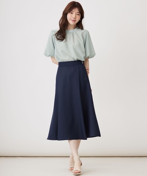 「ANY SIS」 半袖ブラウス 2 グリーン レディース_画像4